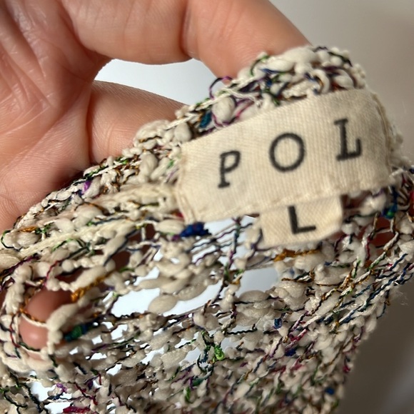 POL Rainbow Wheat oversized, open front knit cardigan - Picture 7 of 8